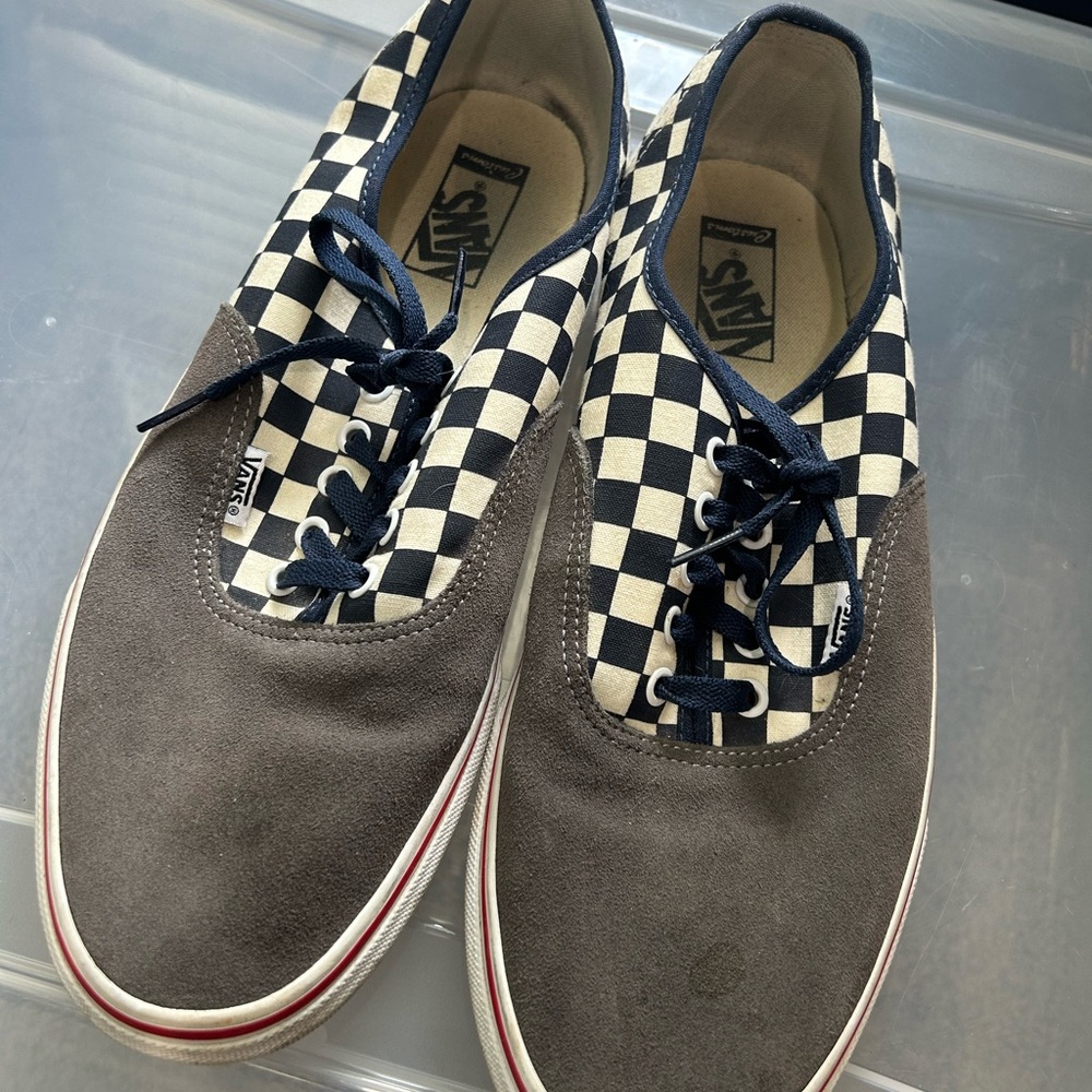 Vans Black and Gray Classic Sneakers